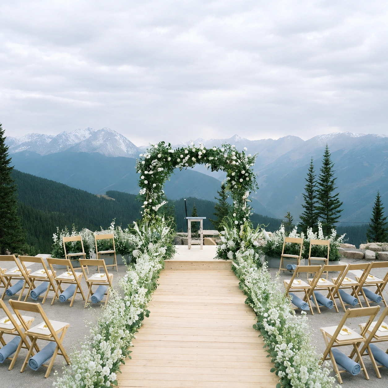 Hillside Wedding